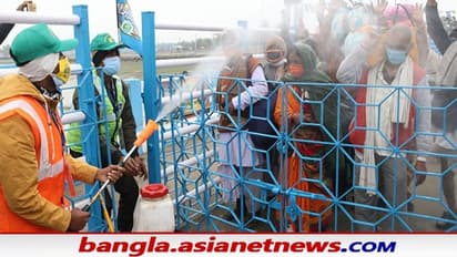 Gangasagar Mela 2022 : ড্রোন দিয়ে চলছে পুণ্যস্নান, কোভিড বিধি মানতে নেওয়া হয়েছে একাধিক পদক্ষেপ