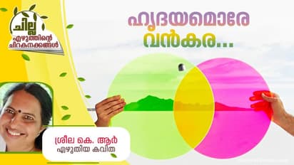 Malayalam Poem : ഹൃദയമൊരേ വന്കര..., ശ്രീല കെ. ആര് എഴുതിയ കവിത