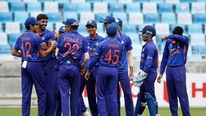U19 World Cup 2022 IND vs SA : भारत का स्कोर 155 रन पर 4 विकेट, कप्तान यश धुल और राज बावा क्रीज पर