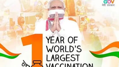 Vaccination Drive के 1 साल: स्वास्थ्य मंत्री ने दी देशवासियों को बधाई, कहा- सबके प्रयास से सफल हुआ अभियान