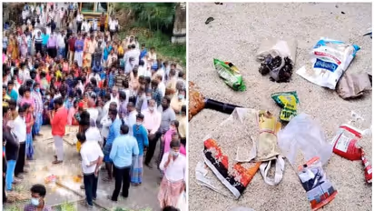 Pongal Kit : പൊങ്കൽ കിറ്റിന് ഗുണനിലവാരമില്ല; കിറ്റ് റോഡിൽ പൊട്ടിച്ചെറിഞ്ഞ് ജനങ്ങളുടെ പ്രതിഷേധം