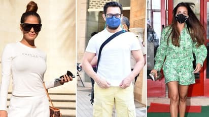 Celebs spotting: Malaika Arora to Aamir Khan to Poonam Pandey and more snapped in Mumbai