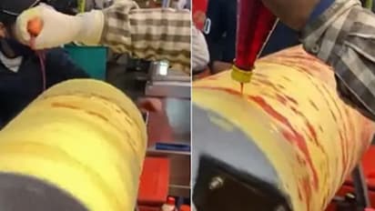 Viral Video : 'ഹമ്പോ ഇതെന്ത് ഐസ്ക്രീം?'; വൈറലായി വീഡിയോ