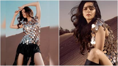 vedhika Desert video : பாலைவனத்தில் ஹாட் பரப்பும் வேதிகா..கிழிந்த உடையில் மணலோடு மணலாய் படர்ந்த கனவுக்கன்னி..