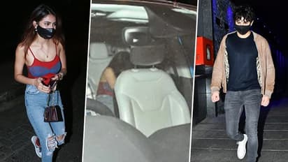 Ibrahim, Palak Tiwari spotted at dinner date; Shweta Tiwari's daughter hides her face on being papped (Watch)