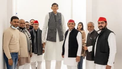 Dharmendra Pratap Singh : ഇന്ത്യയിലെ ഏറ്റവും ഉയരം കൂടിയ മനുഷ്യൻ സമാജ് വാദി പാർട്ടിയിൽ