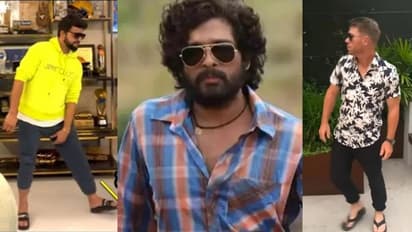 டேவிட் வார்னர் முதல் சுரேஷ் ரெய்னா வரை... கிரிக்கெட் வீரர்களை தொற்றிக்கொண்ட ‘புஷ்பா’ ஃபீவர் - வைரலாகும் வீடியோ