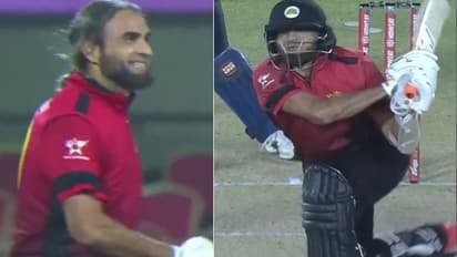 இம்ரான் தாஹிர் இவ்ளோ சூப்பரா பேட்டிங் ஆடுவாரா?19பந்தில் 52 ரன்கள்;ஐந்தே பந்தில் ஆட்டத்தை மாற்றிய தாஹிர் வீடியோ
