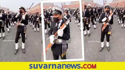 ನೌಕಾಪಡೆ ಬ್ಯಾಂಡ್ನಲ್ಲಿ ಮೂಡಿಬಂತು ಬಾಲಿವುಡ್ ಸಾಂಗ್ : ಬ್ಯಾಂಡ್ ಸದ್ದಿಗೆ ಯೋಧರ ಸಖತ್ ಸ್ಟೆಪ್ಸ್