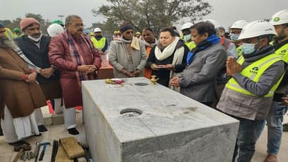 शुरू हुआ 'राममंदिर' की फर्श का निर्माण कार्य, कुछ महीने में बनने लगेगा 'गर्भगृह'