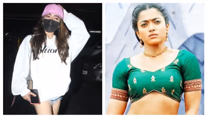 Rashmika Mandanna trolled for her airport look; netizens call 'the shortest denim shorts ever'