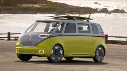 Volkswagen ID Buzz : ஃபோக்ஸ்வேகன் எலெக்ட்ரிக் வாகன வெளியீட்டு தேதி அறிவிப்பு