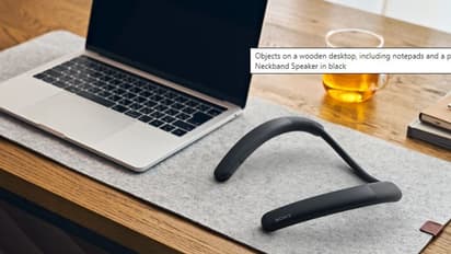 வயர்லெஸ் நெக்பேண்ட் ஸ்பீக்கர்களை அறிமுகம் செய்த சோனி