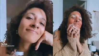 Jasmine Alicia Carter : ആർത്തവരക്തംകൊണ്ട് ഫേസ്മാസ്ക്, കുടിക്കുകയും ചെയ്യുന്നു, സൗന്ദര്യം കൂടിയെന്ന് യുവതി