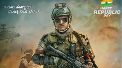 Late Puneeth Rajkumar's last poster is out from his film James on Republic Day