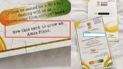 Believe it or not, 73rd Republic Day invitation card is also a seed for a plant