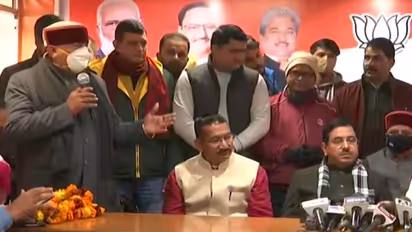 Uttarakhand Election 2022: Former Congress chief Kishore Upadhyay joins BJP, likely to contest from Tehri