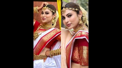 காதலரை மணந்தார் நாகினி நடிகை மௌனி ராய்...கோலாகலமாக கோவாவில் நடைபெற்ற திருமணம்