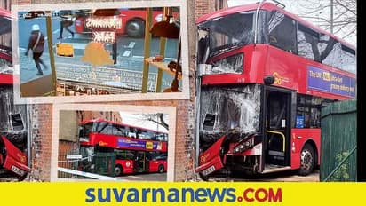 ಕೂದಲೆಳೆ ಅಂತರದಲ್ಲಿ ಅಪಘಾತದಿಂದ ಪಾರಾದ ಮಹಿಳೆ.. ವಿಡಿಯೋ ವೈರಲ್