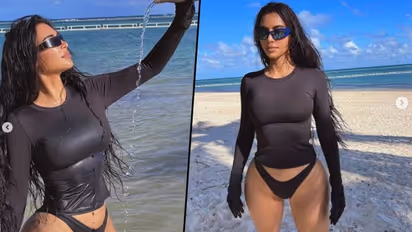 Kim Kardashian oops moment; SKIMS founder deleted picture after facing backlash for photoshopping