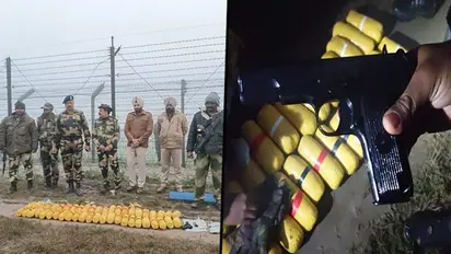 Punjab: BSF recovers 47 kgs of heroin after shootout with Pakistani smugglers in Gurdaspur