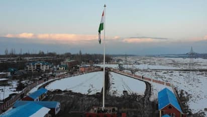 Chinar Corps with Punit Balan Group Inaugurates High Mast National Flag At Shopian On Republic Day
