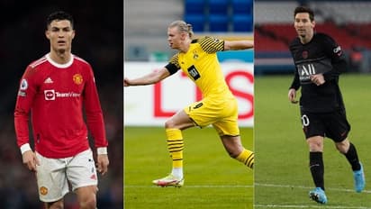 Best three footballers : റോണോയില്ല, മെസിയെ പിന്തള്ളി ബെന്സേമ; മികച്ച മൂന്ന് താരങ്ങളുടെ പട്ടികയുമായി ഹാലൻഡ്