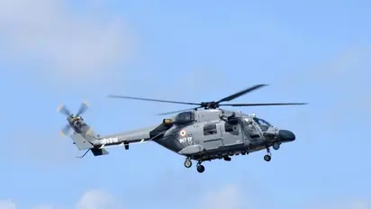 Tri-service command formally inducts Advanced Light Helicopter MK-III aircraft at INS Utkrosh