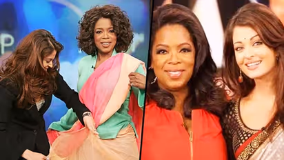 Oprah Winfrey turns 68: When Aishwarya Rai spoke about Indian culture, helped Oprah drape a saree (Video)