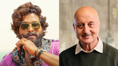 Anupam Kher : 'നിങ്ങളൊരു റോക്സ്റ്റാറാണ്'; 'പുഷ്പ' കണ്ടതിന് പിന്നാലെ അനുപം ഖേർ, നന്ദി പറഞ്ഞ് അല്ലു അർജുൻ