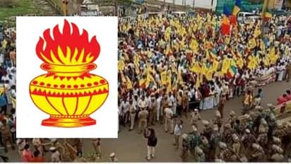 வன்னியர் சங்க கலசம் அகற்றம்.. 'திடீர்' சர்ச்சை.. திருவண்ணாமலையில் பதற்றம் !!