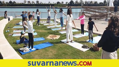 Yoga For All: ಯೋಗ ಉತ್ಸವ ಆಚರಿಸಿದ ಸೌದಿ ಅರೇಬಿಯಾ.. ಸಾವಿರಾರು ಮಂದಿ ಭಾಗಿ