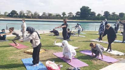 In a first, Saudi Arabia organises yoga festival to offer mindfulness and meditation