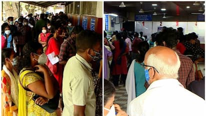 കൊവിഡ് വ്യാപനം രൂക്ഷം; എറണാകുളം ജില്ലയിലെ ജനറൽ ആശുപത്രിയിൽ വലിയ തിരക്ക്