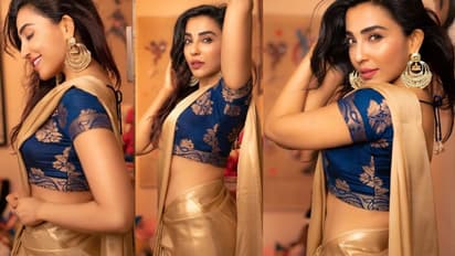 Parvathy Nair latest : செம்ம ஷேப்பு.. சேலையில் சிக்கென இருக்கும் இடையை காட்டி இளசுகளை பாடாய் படுத்தும் பார்வதி