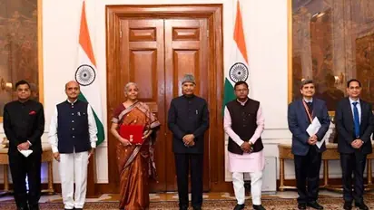 Budget 2022: FM Sitharaman dons rusty brown saree for 4th budget presentation; what do colours indicate