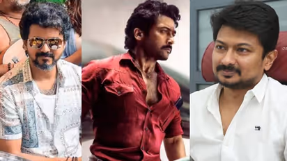 ரஜினியை தொடர்ந்து சூர்யா படத்தையும் தட்டித்தூக்கிய உதயநிதி ஸ்டாலின்.... அடுத்த டார்கெட் விஜய்?