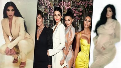 Kim Kardashian's sister Kylie Jenner flaunts her baby bump in BTS pictures of their new reality show