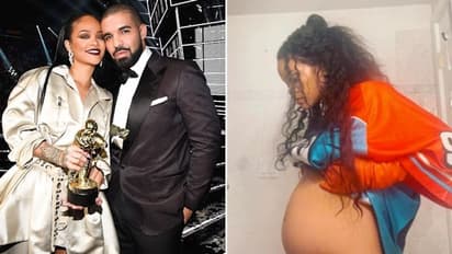 Rihanna flaunts her baby bump; ex-boyfriend Drake's memes go viral