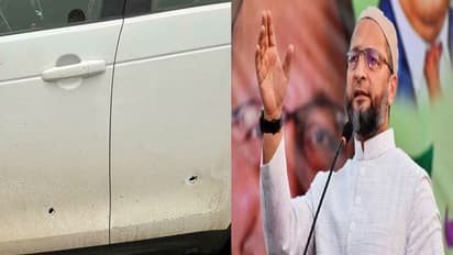 यूपी चुनाव: असदुद्दीन ओवैसी के काफिले पर फायरिंग, हथियार छोड़कर हमलावर हुए फरार