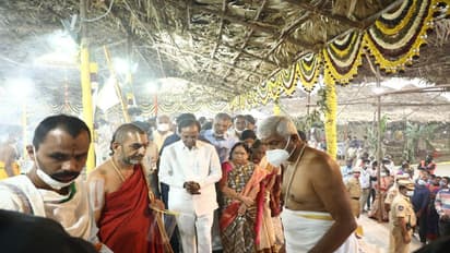 శ్రీరామానుజ సహస్రాబ్ది సమారోహం.. రెండోరోజు ఉత్సవ విశేషాలు, సతీసమేతంగా విచ్చేసిన కేసీఆర్