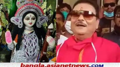 সোনাগাছিতে নিজের রক্ত দিয়ে সরস্বতীর আরাধনায় মদন মিত্র, বিজেপিকে হুঁশিয়ারি তৃণমূল বিধায়কের