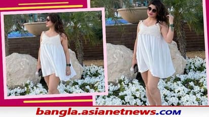 উরুর খাঁজে চুইয়ে পড়ছে উষ্ণতা, পাখির মতো ডানা মেলে উড়ছেন শ্রাবন্তী