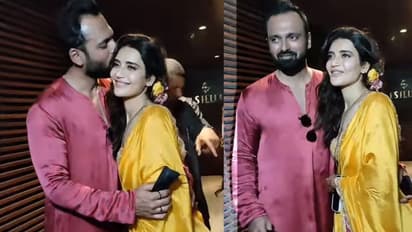 Karishma Tanna को Kiss करते दिखे होनेवाले दूल्हे राजा, वीडियो देख लोग कर रहे ऐसे कमेंट्स