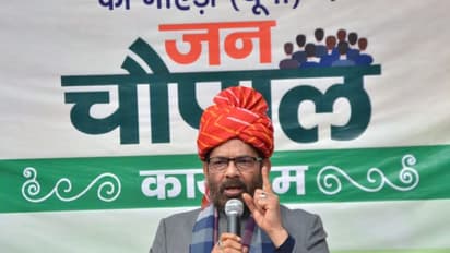 यूपी चुनाव: विपक्ष पर बरसे मुख्तार अब्बास नकवी, बोले- 'बेहतरीन राज्य' को बना दिया था 'बीमारू राज्य'