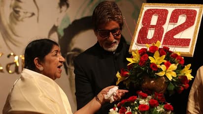 সুর-সম্রাজ্ঞীকে শেষ শ্রদ্ধা জানাতে প্রভূকুঞ্জে অমিতাভ বচ্চন, শোকে ভাসছে গোটা দেশ