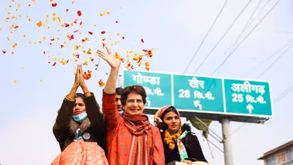 UP Election 2022: Priyanka Gandhi presents Congress’ youth manifesto to BJP worker, here’s what happened next
