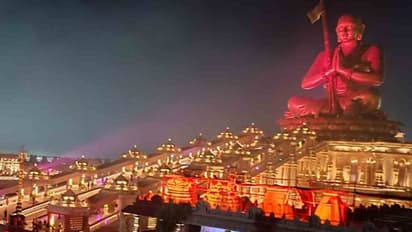 216 అడుగుల సమతామూర్తి విగ్రహాన్ని ఆవిష్కరించిన ప్రధాని మోడీ