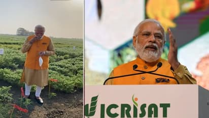 हैदराबाद में PM Modi ने अचानक रोकवा दी कार, बाहर निकल चना की खेत में पहुंच गए...