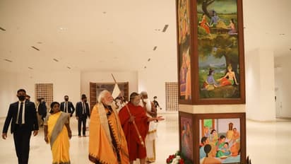 Statue Of Equality ಶ್ರೀರಾಮಾನುಜಾಚಾರ್ಯ ಪ್ರತಿಮೆ ಅನಾವರಣ, ಪೂಜಾ ಕೈಂಕರ್ಯ, ಪ್ರಧಾನಿ ಮೋದಿ ಹೈದರಾಬಾದ್ ಭೇಟಿಯ ವಿಶೇಷ ಕ್ಷಣ!